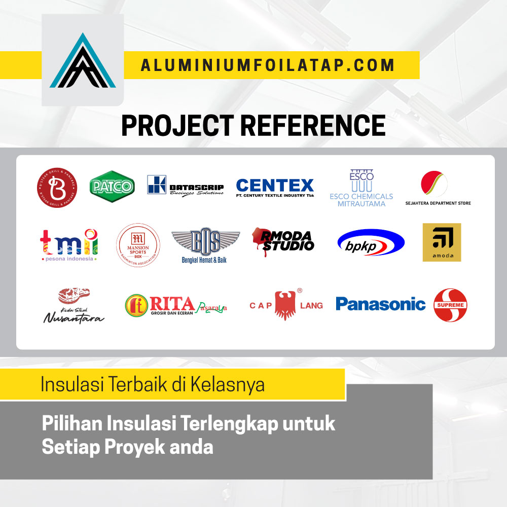 Proyek referensi aluminium foil atap